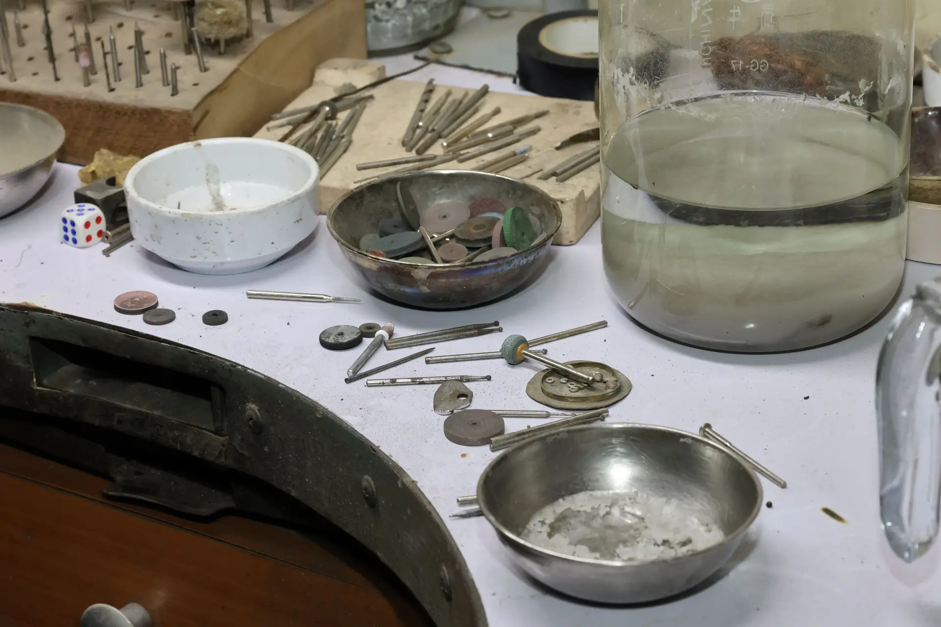 Vue d'ensemble de l'atelier de création