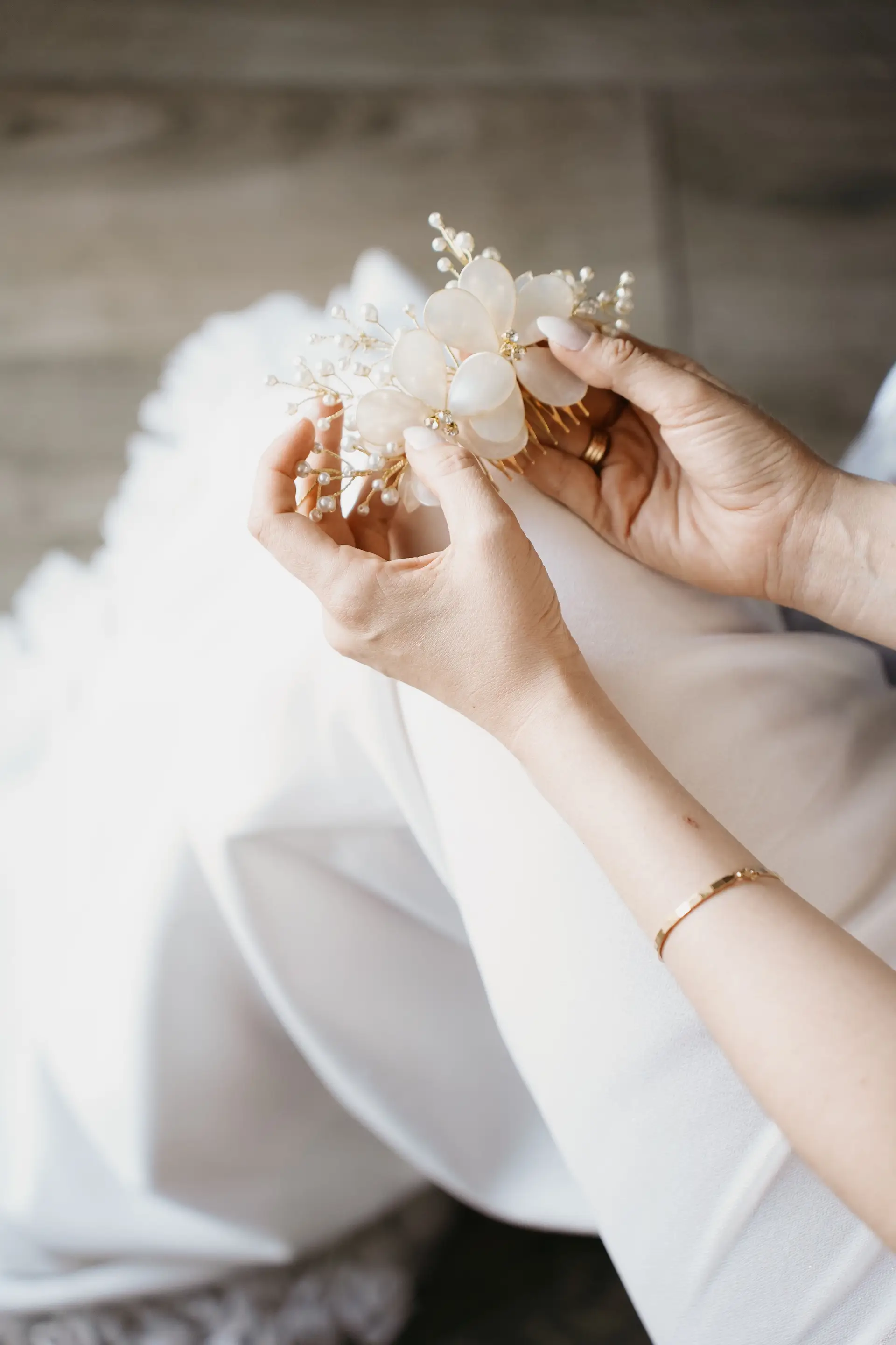 Accessoires cheveux perles