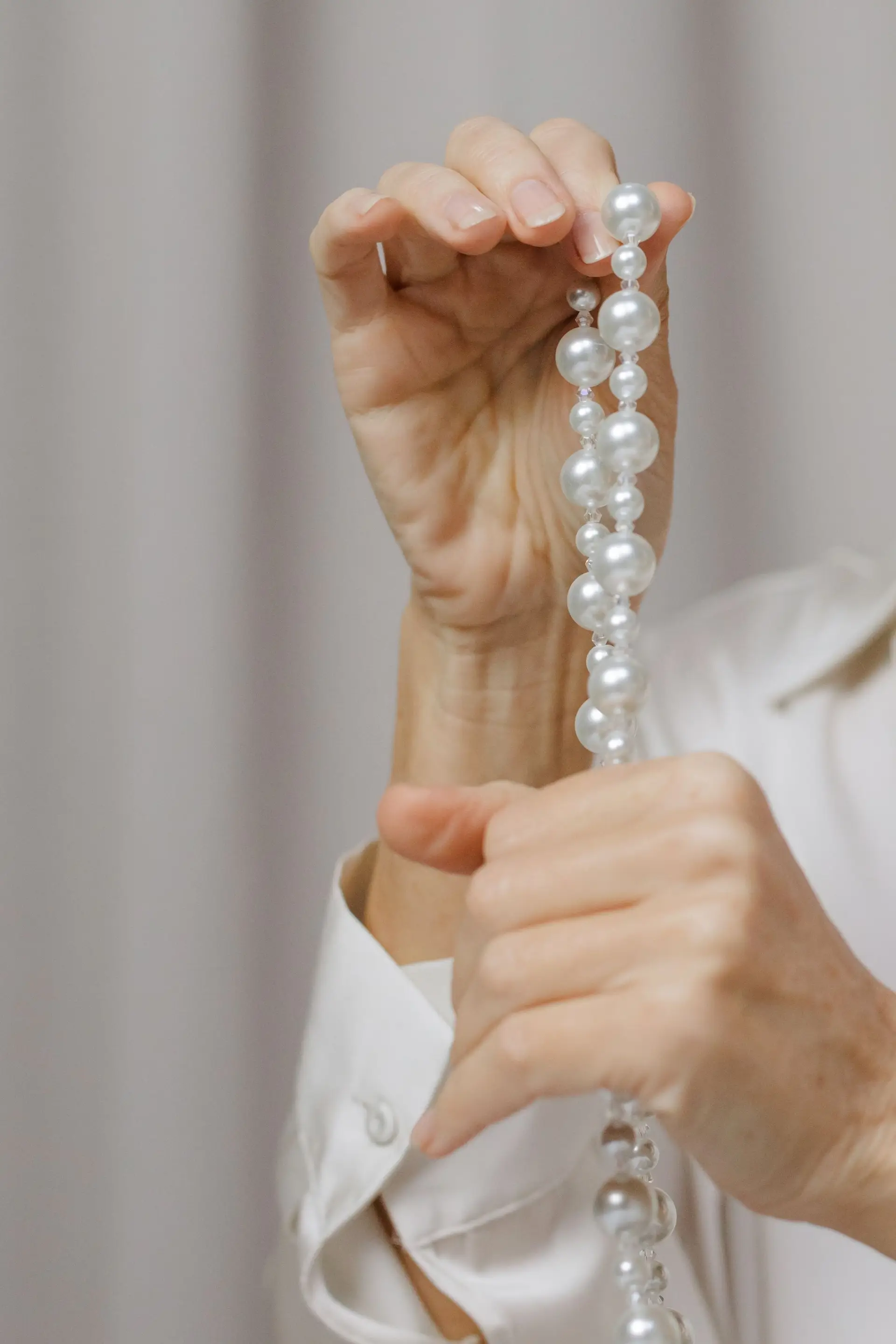 Colliers en perles délicats
